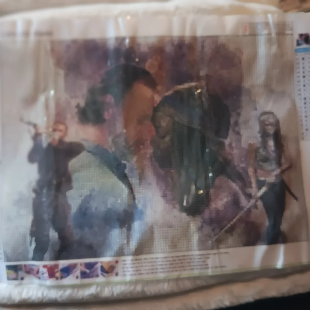 The Walking Dead - Rick And Michonne Diamond Art Kit 30x40